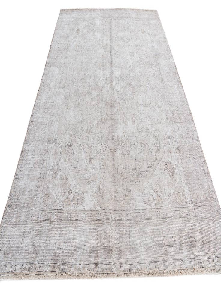 Detail image of  6' 3 x 9' 3  Hand Knotted Ultra Vintage Persian Wool Rug