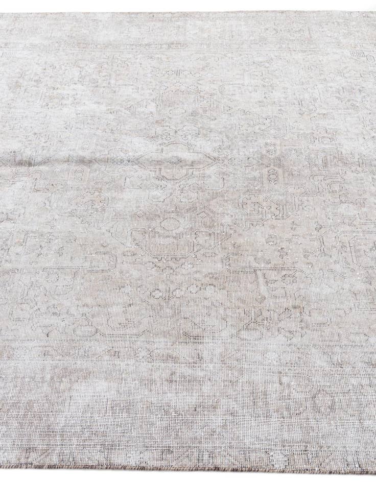 Detail image of  6' 3 x 9' 3  Hand Knotted Ultra Vintage Persian Wool Rug