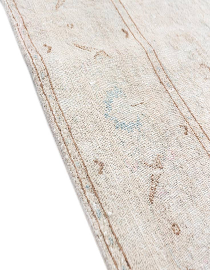 Detail image of  6' 3 x 9' 6  Hand Knotted Ultra Vintage Persian Wool Rug