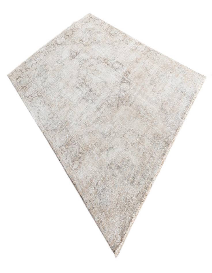 Detail image of  6' 2 x 8' 3  Hand Knotted Ultra Vintage Persian Wool Rug