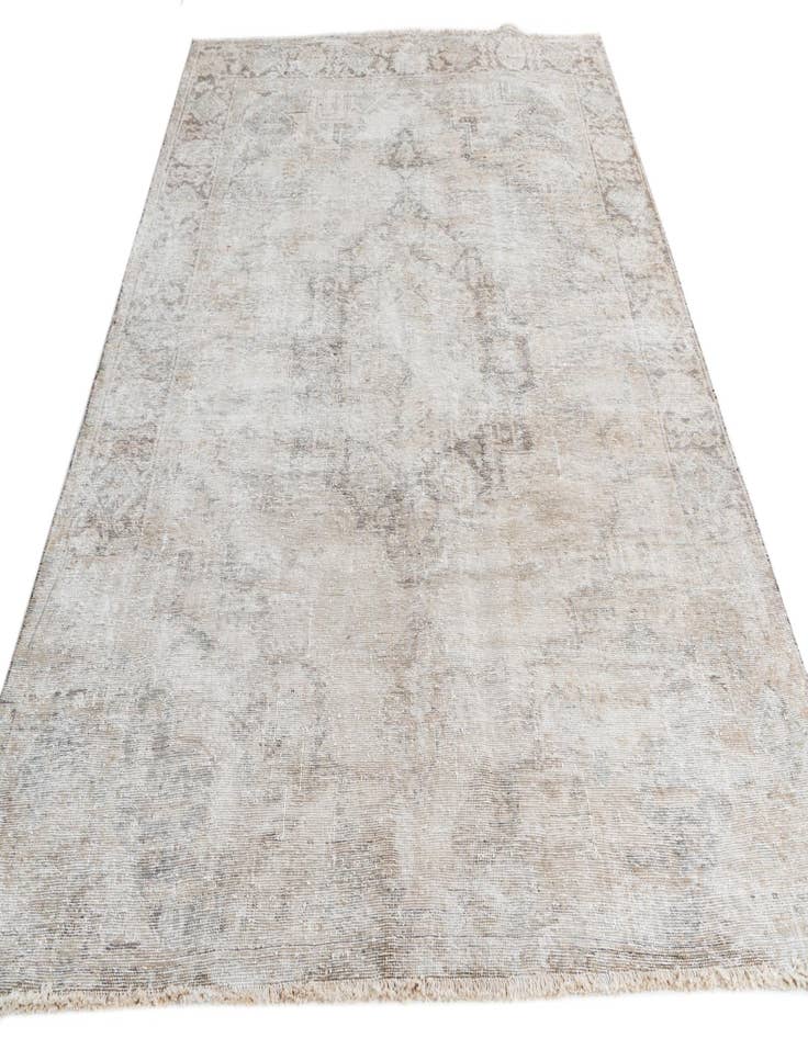 Detail image of  6' 2 x 8' 3  Hand Knotted Ultra Vintage Persian Wool Rug