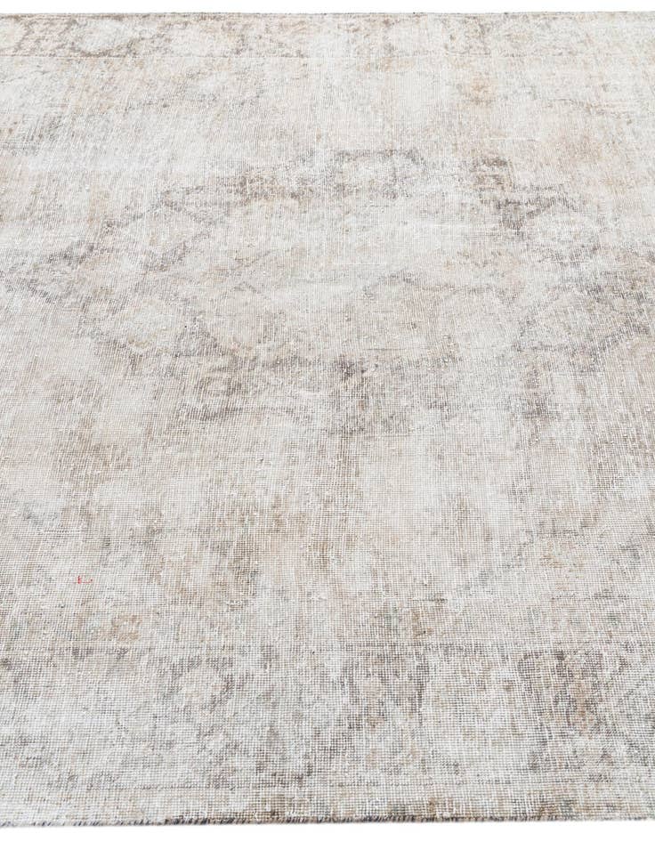 Detail image of  6' 2 x 8' 3  Hand Knotted Ultra Vintage Persian Wool Rug