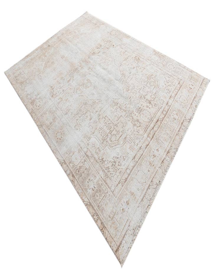 Detail image of  6' 4 x 9' 2  Hand Knotted Ultra Vintage Persian Wool Rug