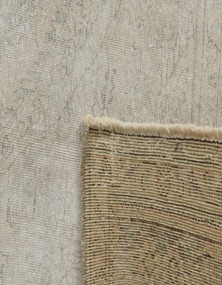 Detail image of  6' 7 x 9' 4  Hand Knotted Ultra Vintage Persian Wool Rug