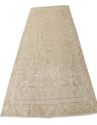 Detail image of  7' 8 x 11' 10  Hand Knotted Ultra Vintage Persian Wool Rug