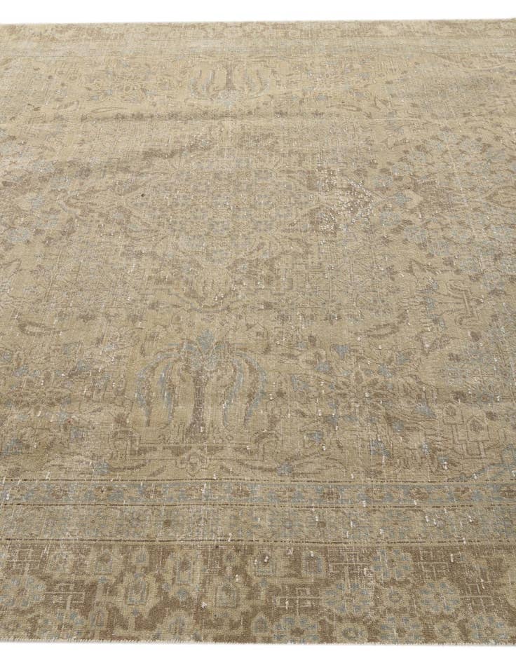 Detail image of  7' 8 x 11' 10  Hand Knotted Ultra Vintage Persian Wool Rug