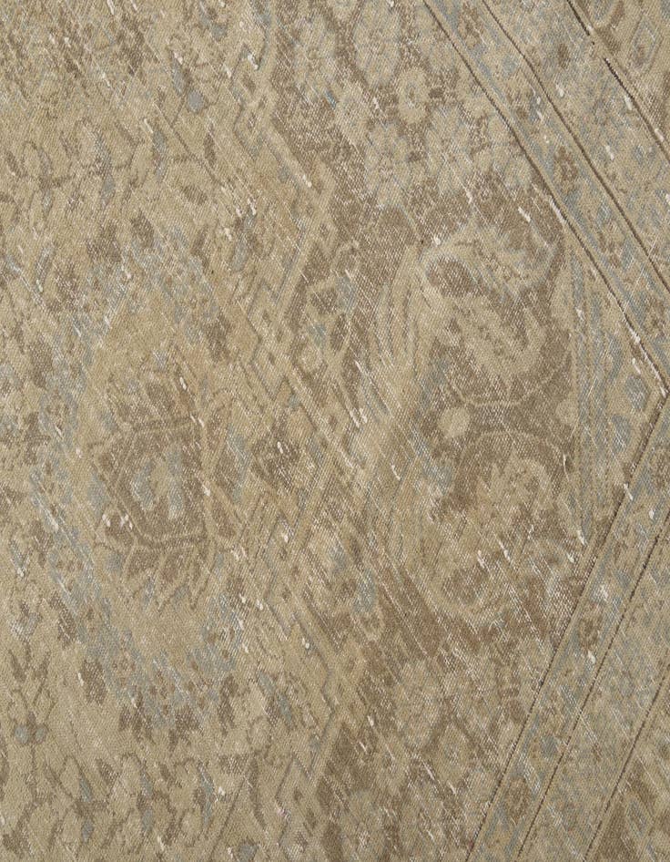 Detail image of  7' 8 x 11' 10  Hand Knotted Ultra Vintage Persian Wool Rug