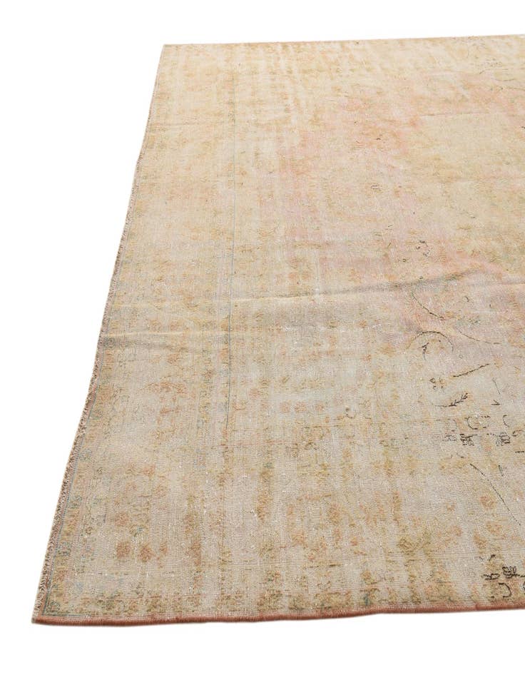 Detail image of  9' 10 x 12' 10  Hand Knotted Ultra Vintage Persian Wool Rug