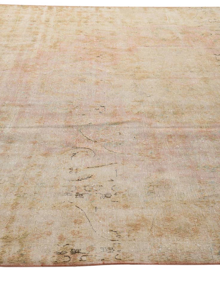 Detail image of  9' 10 x 12' 10  Hand Knotted Ultra Vintage Persian Wool Rug