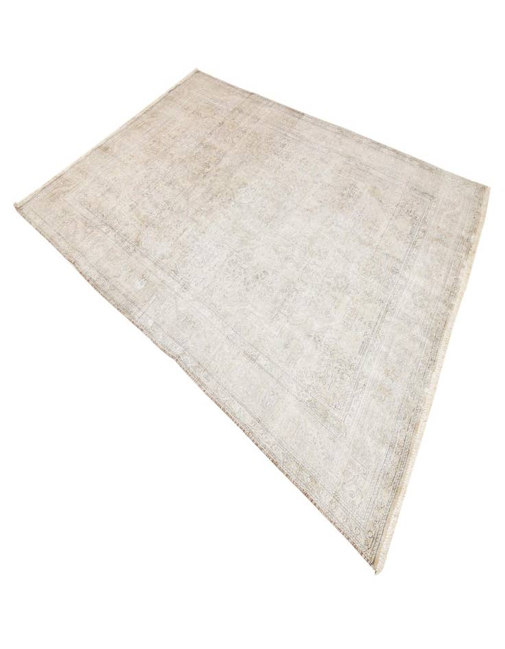 Detail image of  8' x 11' 5  Hand Knotted Ultra Vintage Persian Wool Rug