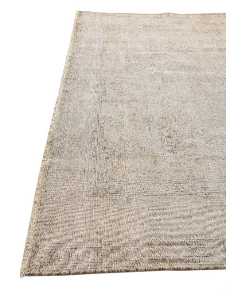 Detail image of  8' x 11' 5  Hand Knotted Ultra Vintage Persian Wool Rug