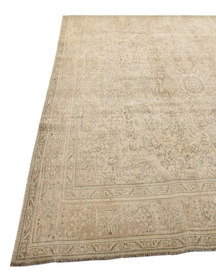 Detail image of  8' 2 x 11'  Hand Knotted Ultra Vintage Persian Wool Rug