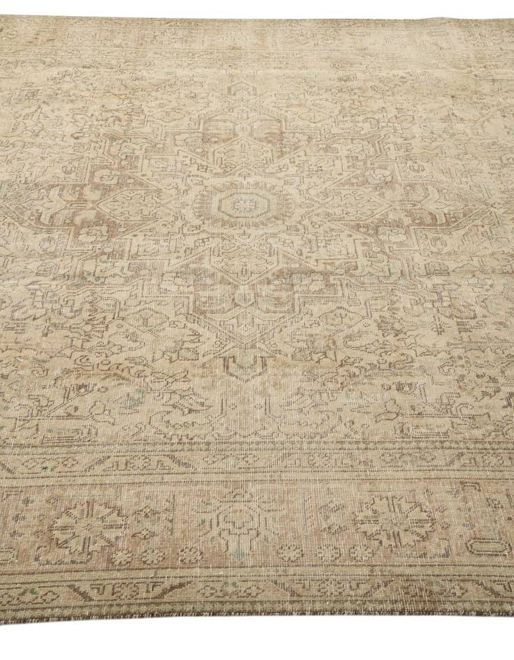 Detail image of  8' 2 x 11'  Hand Knotted Ultra Vintage Persian Wool Rug