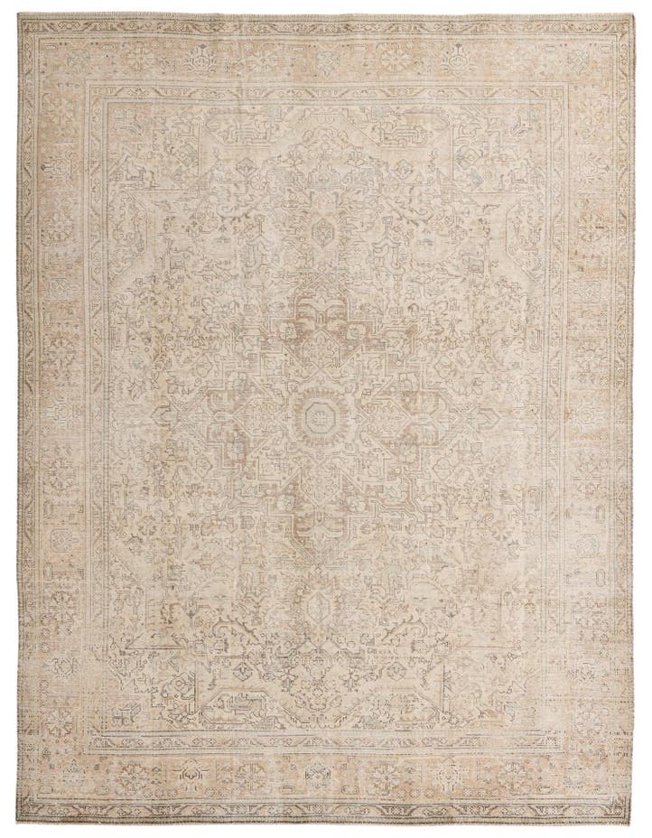  8' 2 x 11'  Hand Knotted Ultra Vintage Persian W...