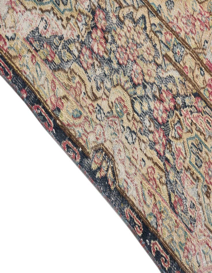 Detail image of  8' x 11' 7  Hand Knotted Ultra Vintage Persian Wool Rug