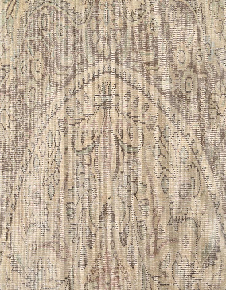 Detail image of  8' 10 x 12' 7  Hand Knotted Ultra Vintage Persian Wool Rug