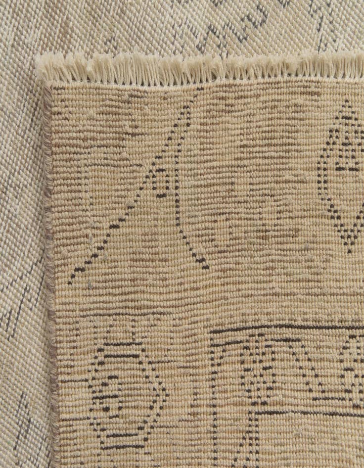 Detail image of  6' x 8' 8  Hand Knotted Ultra Vintage Persian Wool Rug