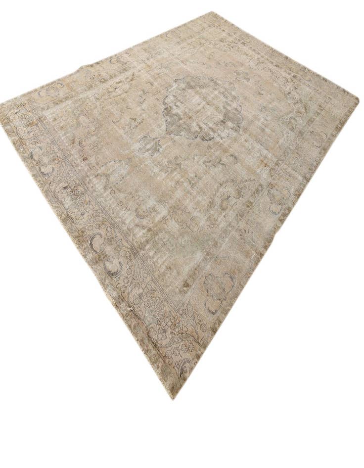 Detail image of  8' 2 x 11' 2  Hand Knotted Ultra Vintage Persian Wool Rug