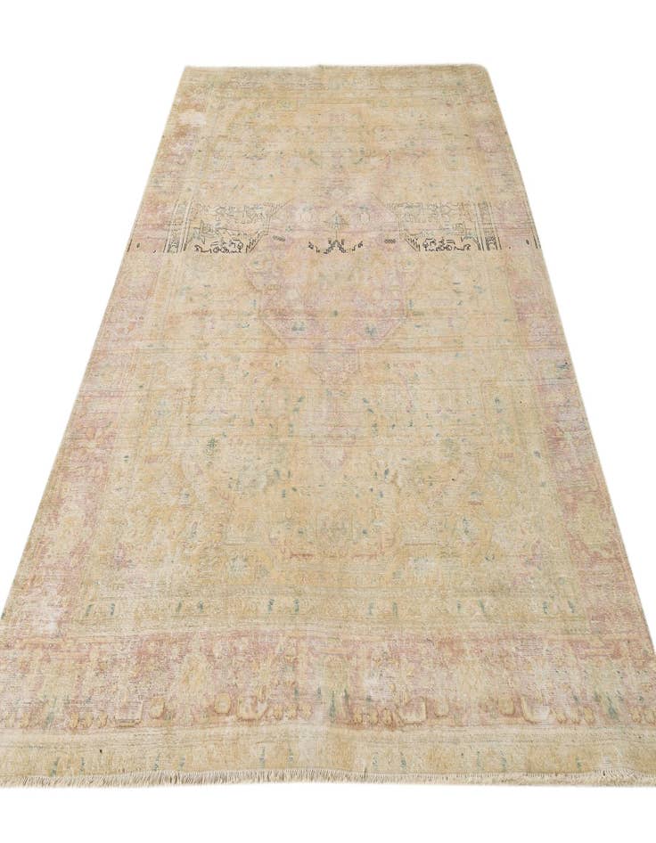 Detail image of  6' 4 x 9' 4  Hand Knotted Ultra Vintage Persian Wool Rug