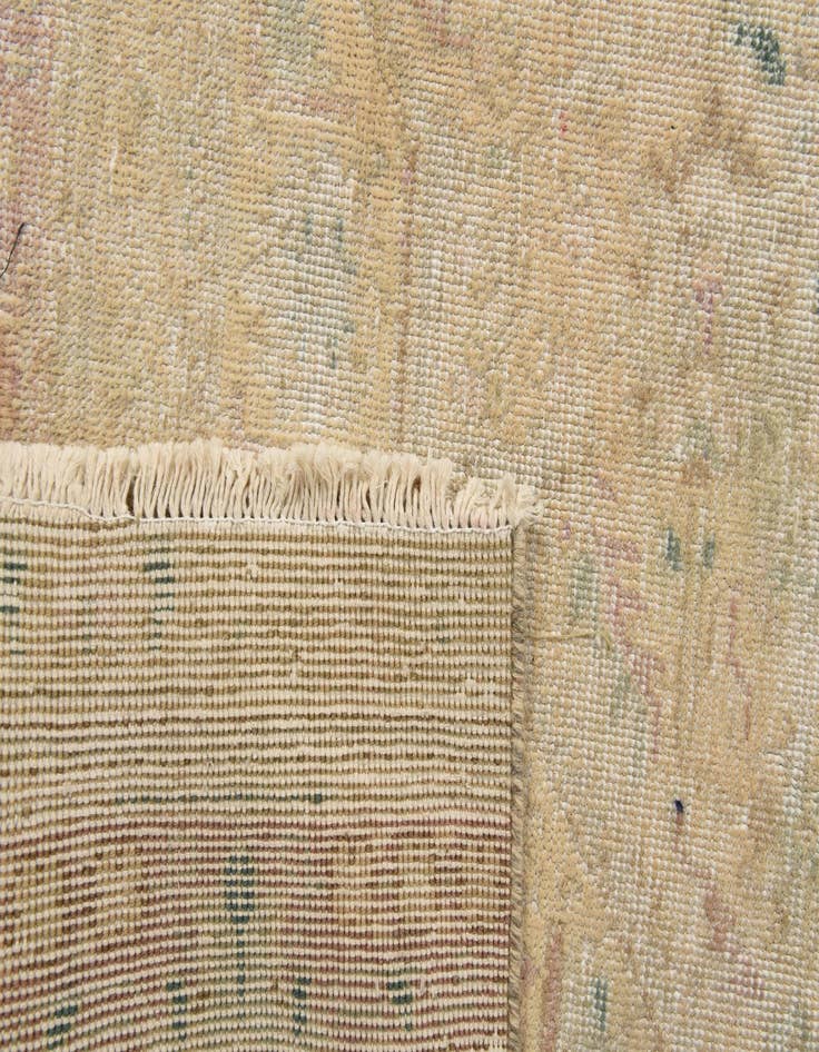 Detail image of  6' 4 x 9' 4  Hand Knotted Ultra Vintage Persian Wool Rug