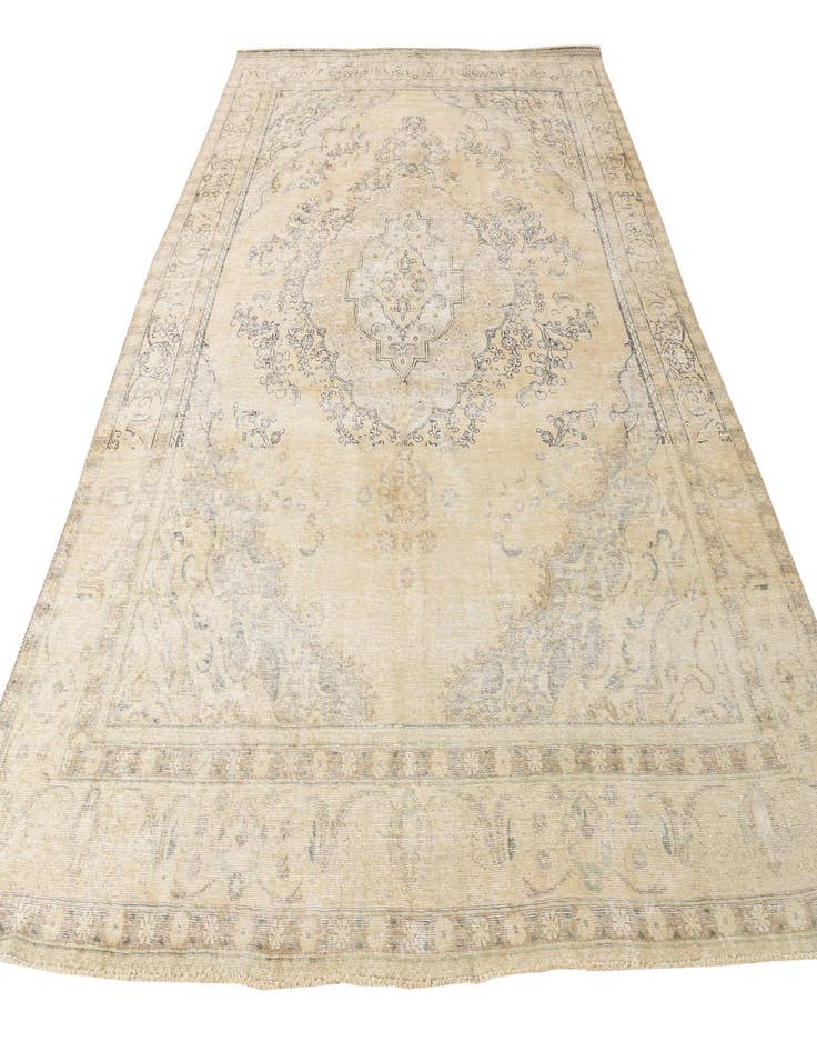 Detail image of  9' 2 x 12' 2  Hand Knotted Ultra Vintage Persian Wool Rug