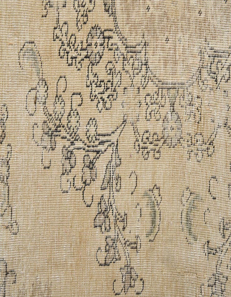 Detail image of  9' 2 x 12' 2  Hand Knotted Ultra Vintage Persian Wool Rug