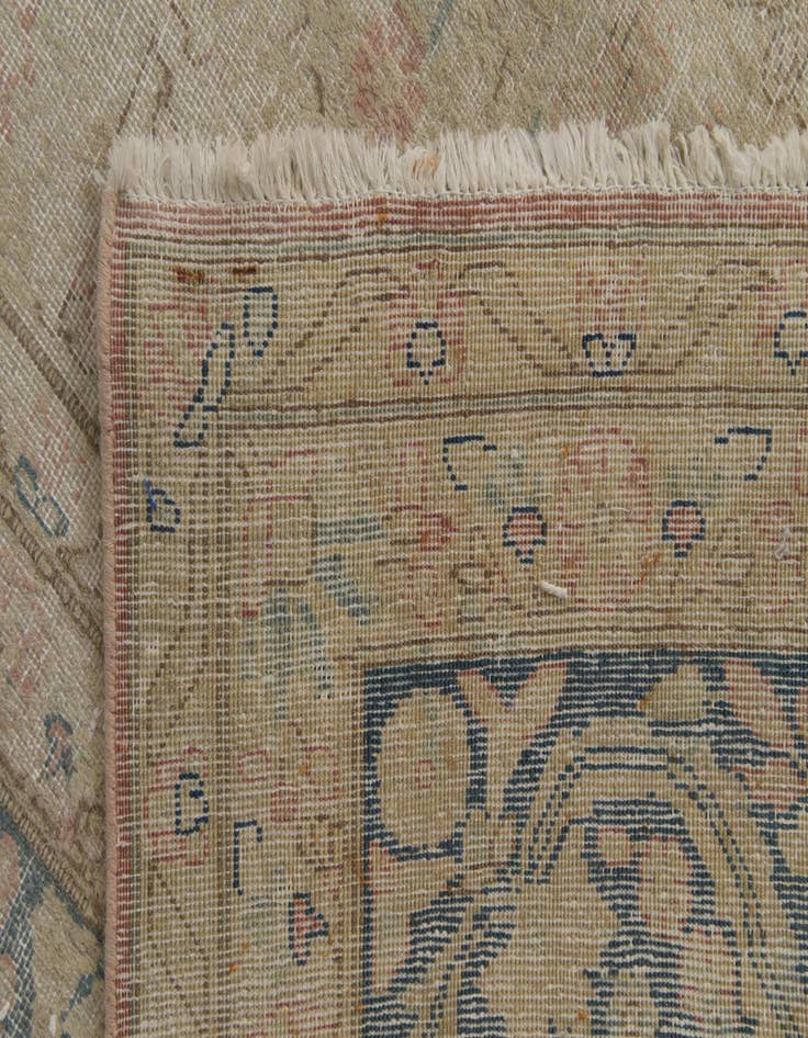 Detail image of  9' 10 x 13' 1  Hand Knotted Ultra Vintage Persian Wool Rug