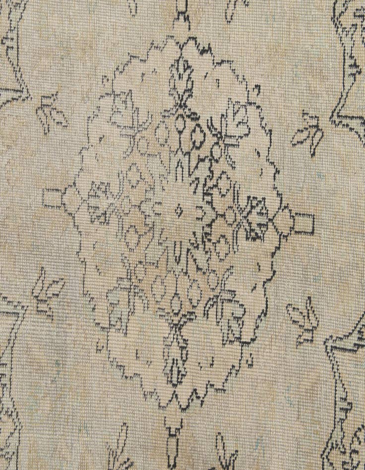 Detail image of  6' 4 x 9' 7  Hand Knotted Ultra Vintage Persian Wool Rug
