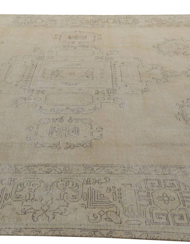 Detail image of  9' 4 x 12' 10  Hand Knotted Ultra Vintage Persian Wool Rug