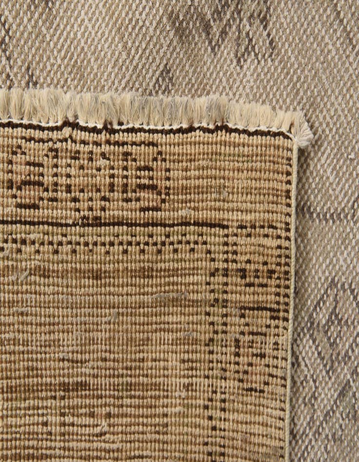 Detail image of  8' x 11'  Hand Knotted Ultra Vintage Persian Wool Rug