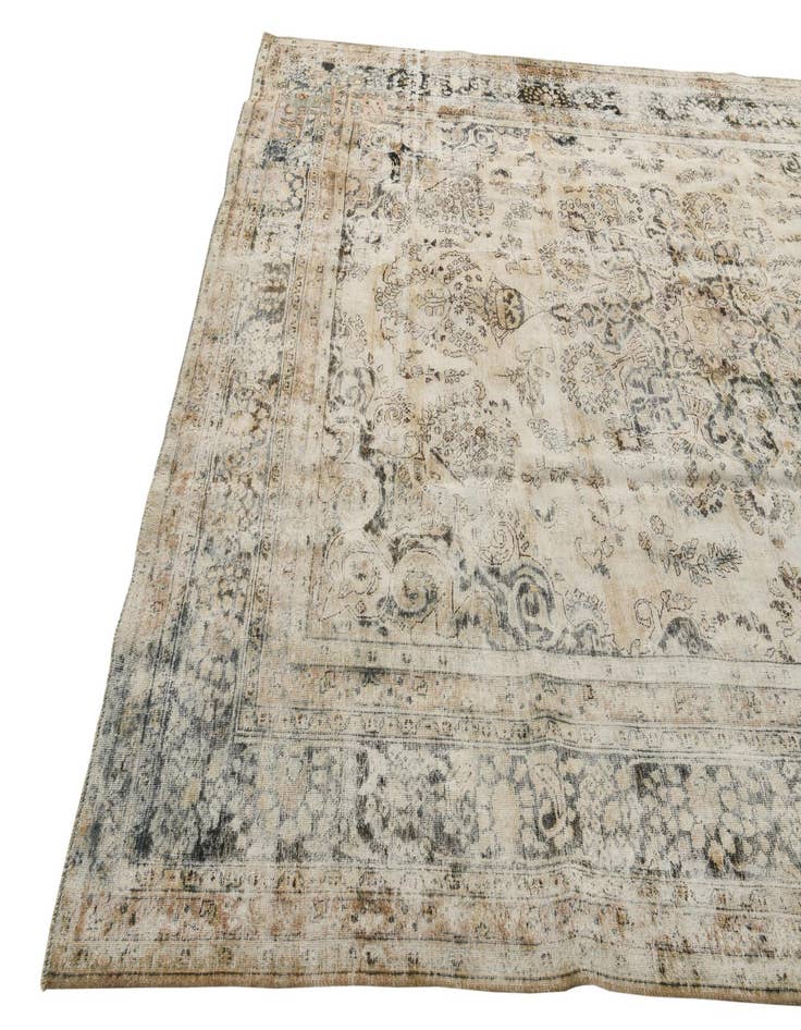 Detail image of  9' 5 x 12' 1  Hand Knotted Ultra Vintage Persian Wool Rug