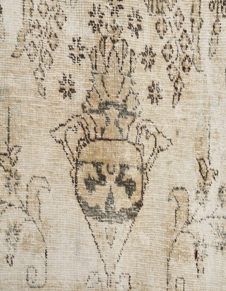 Detail image of  9' 5 x 12' 1  Hand Knotted Ultra Vintage Persian Wool Rug