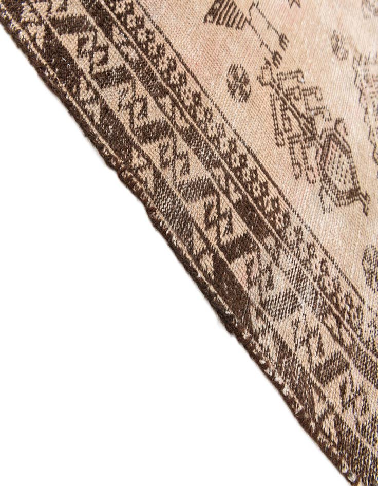 Detail image of  2' 6 x 4' 3  Hand Knotted Ultra Vintage Persian Wool Rug