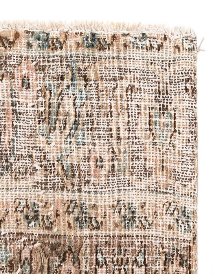 Detail image of  7' 3 x 10' 10  Hand Knotted Ultra Vintage Persian Wool Rug