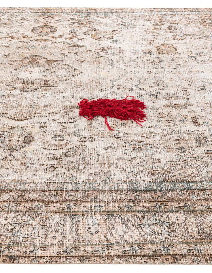 Detail image of  7' 3 x 10' 10  Hand Knotted Ultra Vintage Persian Wool Rug