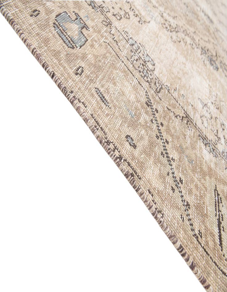 Detail image of  6' 2 x 9'  Hand Knotted Ultra Vintage Persian Wool Rug