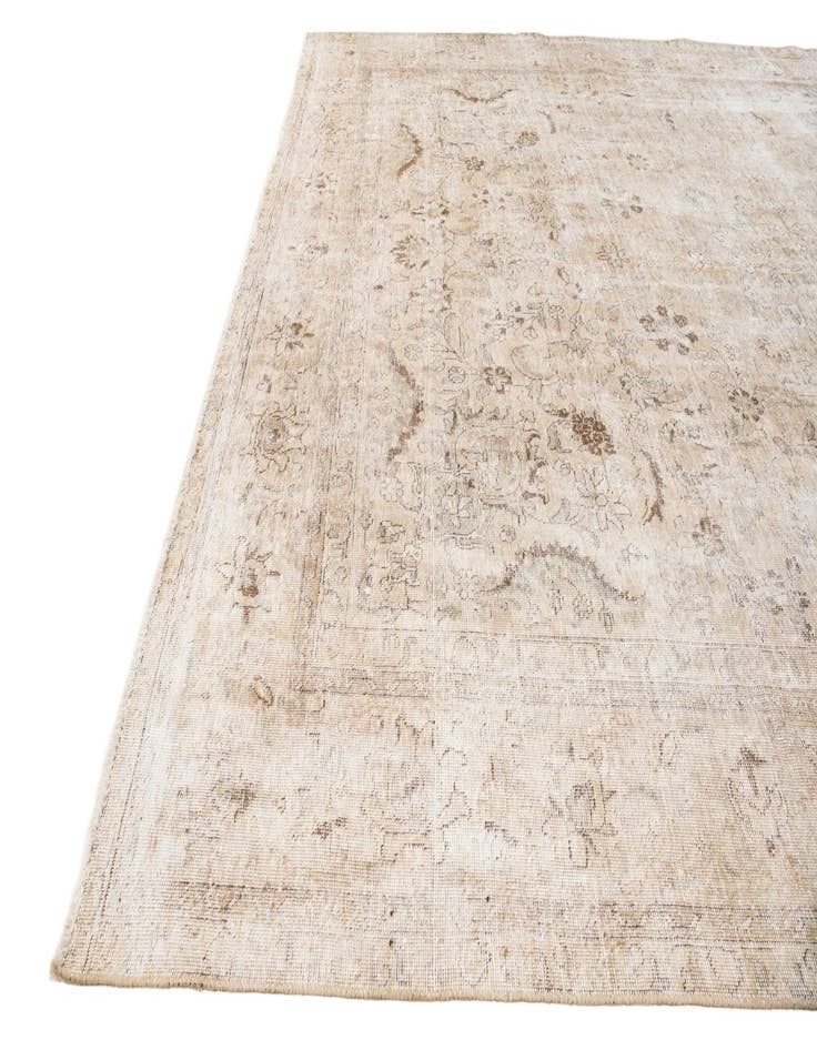 Detail image of  9' 4 x 12' 1  Hand Knotted Ultra Vintage Persian Wool Rug