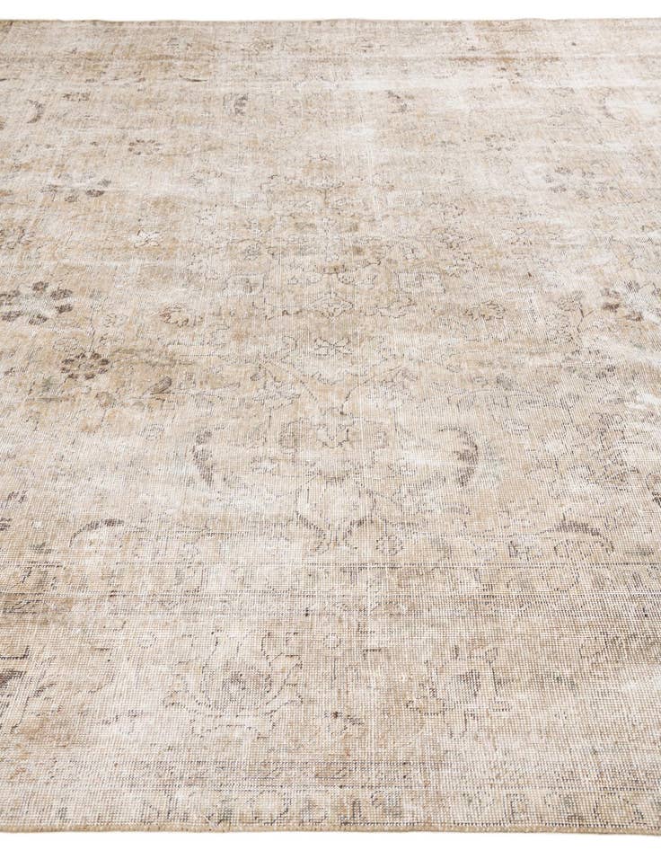 Detail image of  9' 4 x 12' 1  Hand Knotted Ultra Vintage Persian Wool Rug