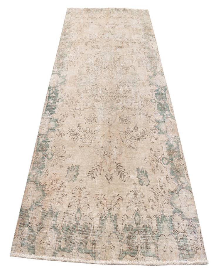 Detail image of  5' 4 x 8' 4  Hand Knotted Ultra Vintage Persian Wool Rug