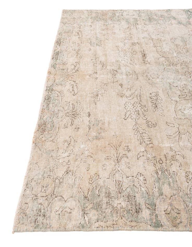 Detail image of  5' 4 x 8' 4  Hand Knotted Ultra Vintage Persian Wool Rug