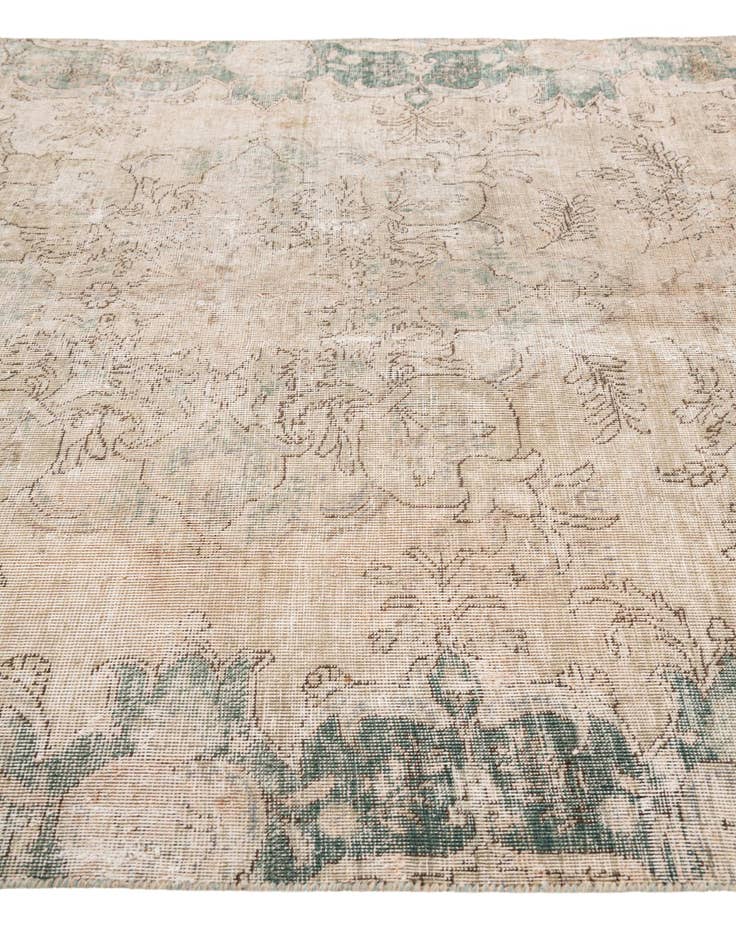 Detail image of  5' 4 x 8' 4  Hand Knotted Ultra Vintage Persian Wool Rug