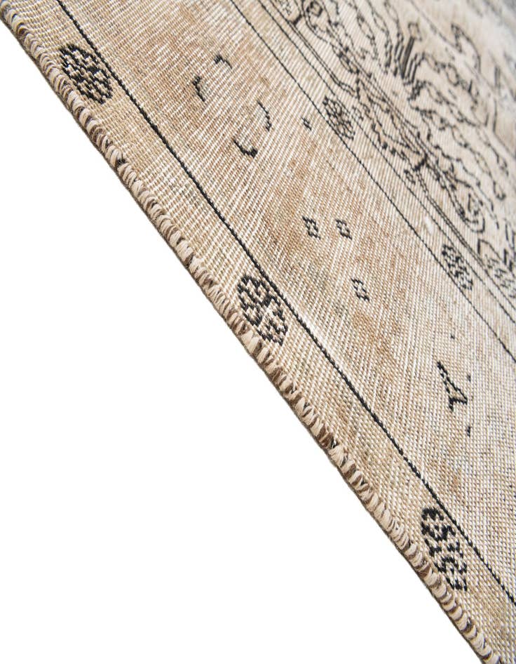 Detail image of  7' 8 x 11' 2  Hand Knotted Ultra Vintage Persian Wool Rug