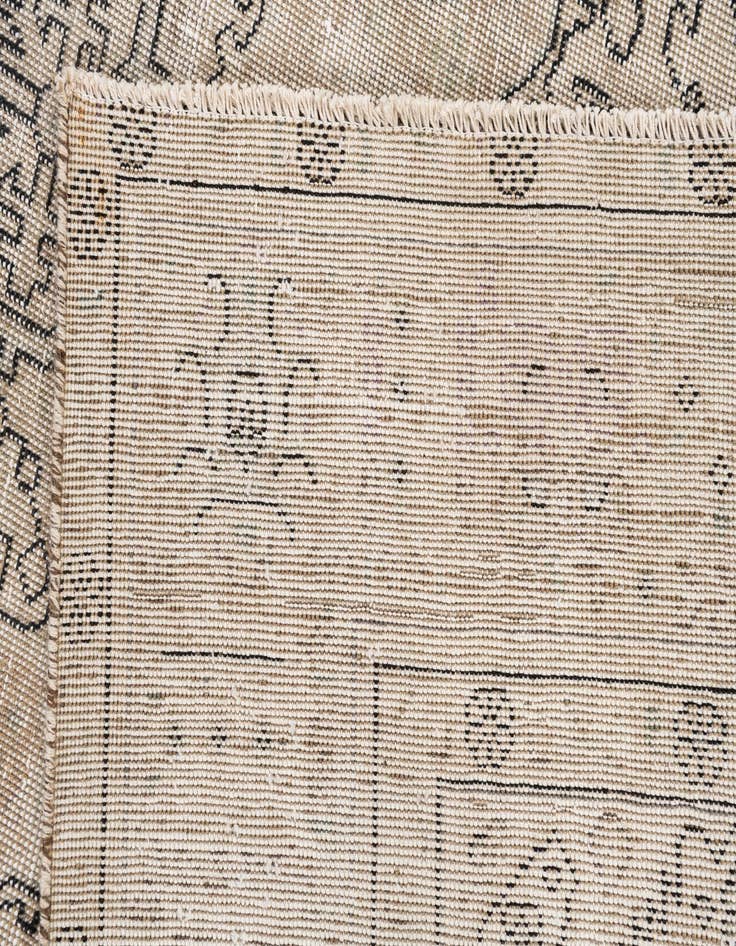 Detail image of  7' 8 x 11' 2  Hand Knotted Ultra Vintage Persian Wool Rug