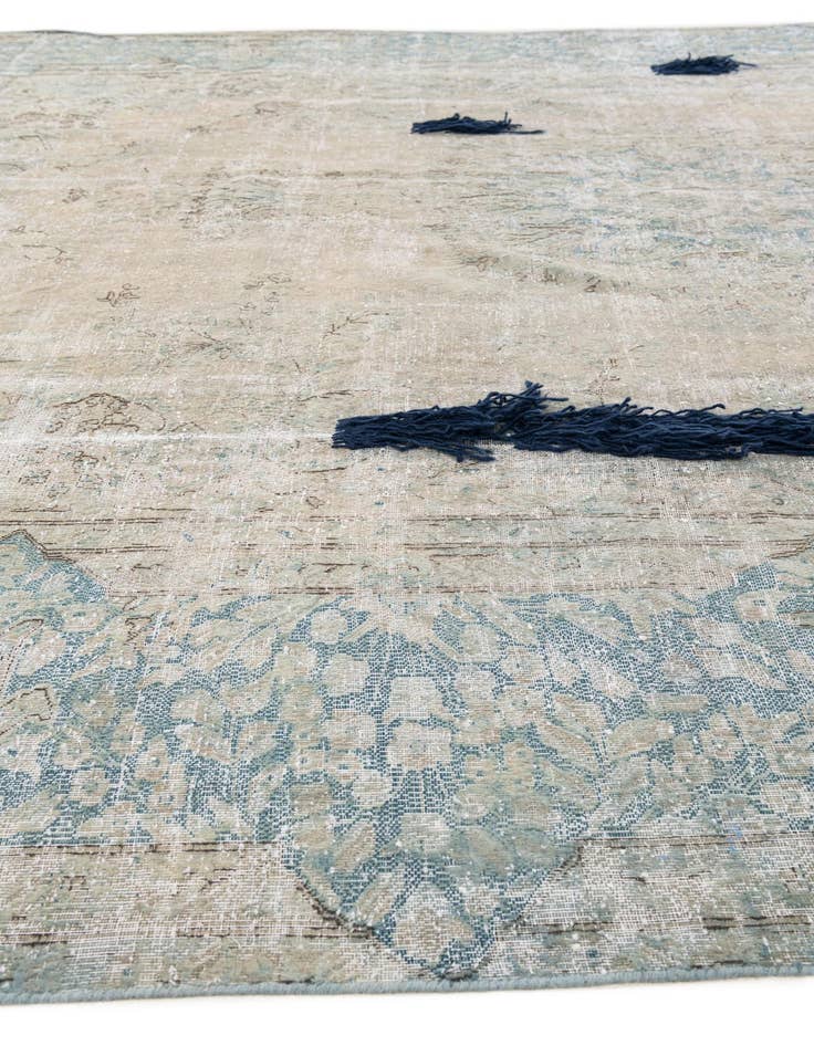 Detail image of  9' 2 x 12' 1  Hand Knotted Ultra Vintage Persian Wool Rug