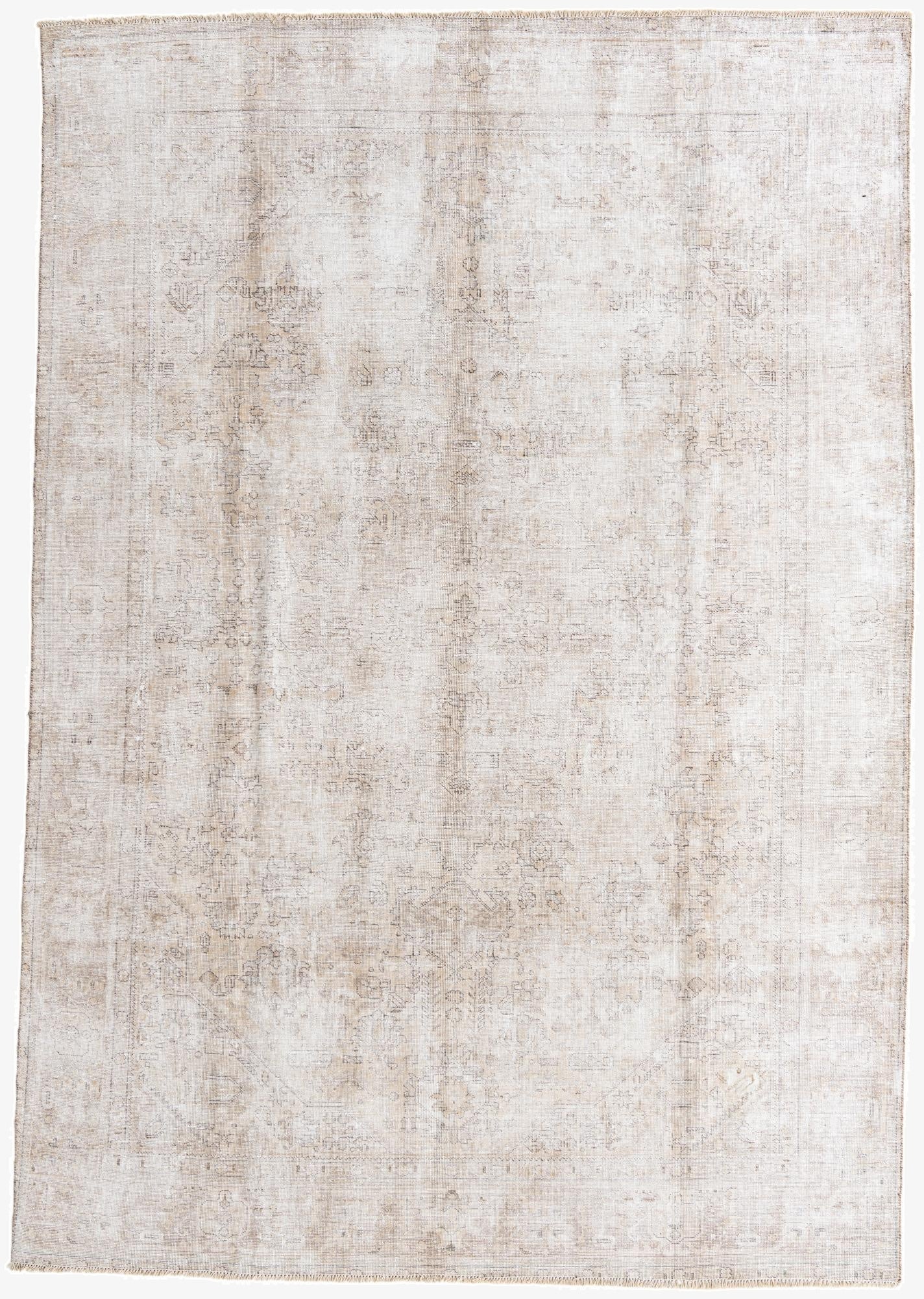  7' 8 x 11'  Hand Knotted Ultra Vintage Persian Wool Rug