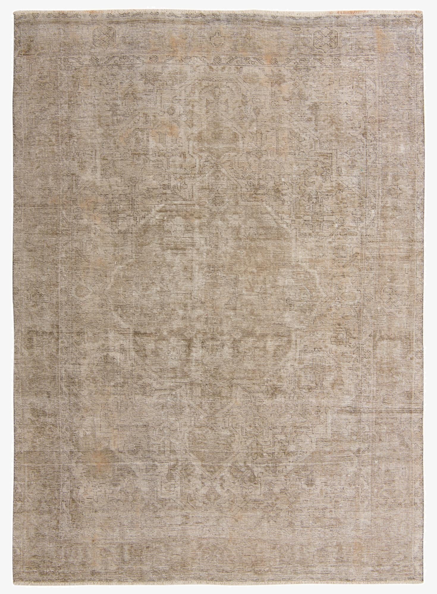  7' 9 x 10' 10  Hand Knotted Ultra Vintage Persian Wool Rug