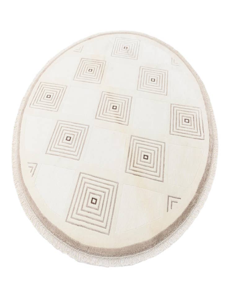 Detail image of  6' 3 x 6' 3  Hand Knotted Darya Round Rug