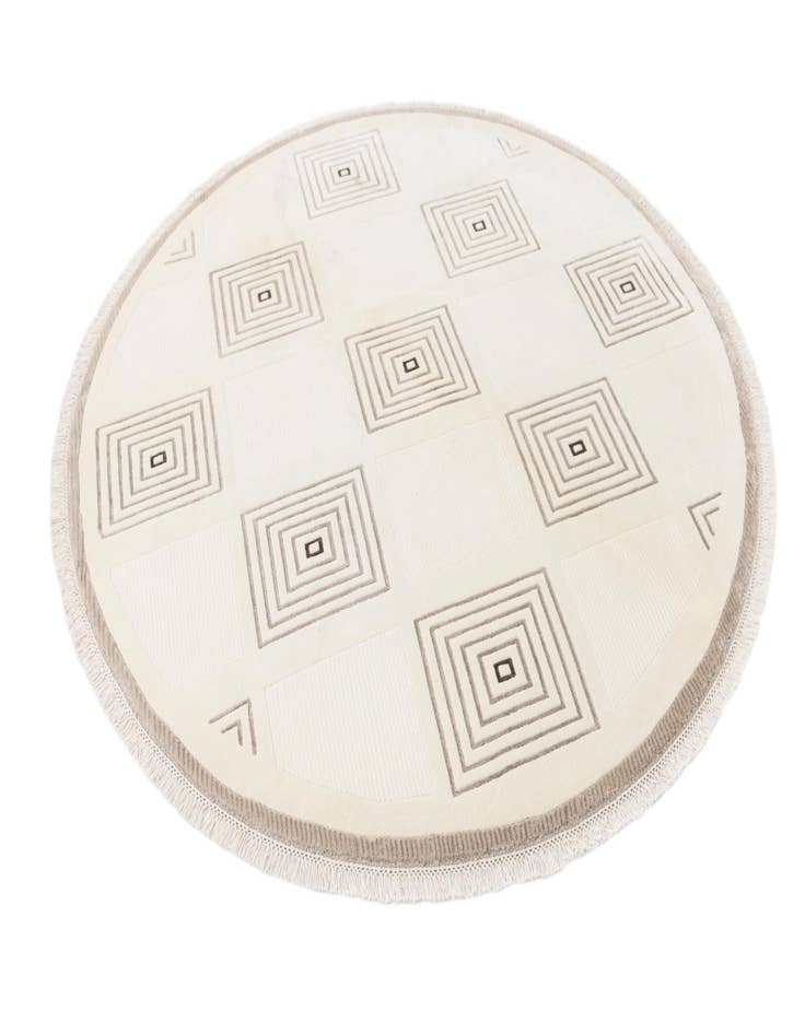 Detail image of  6' 3 x 6' 3  Hand Knotted Darya Round Rug