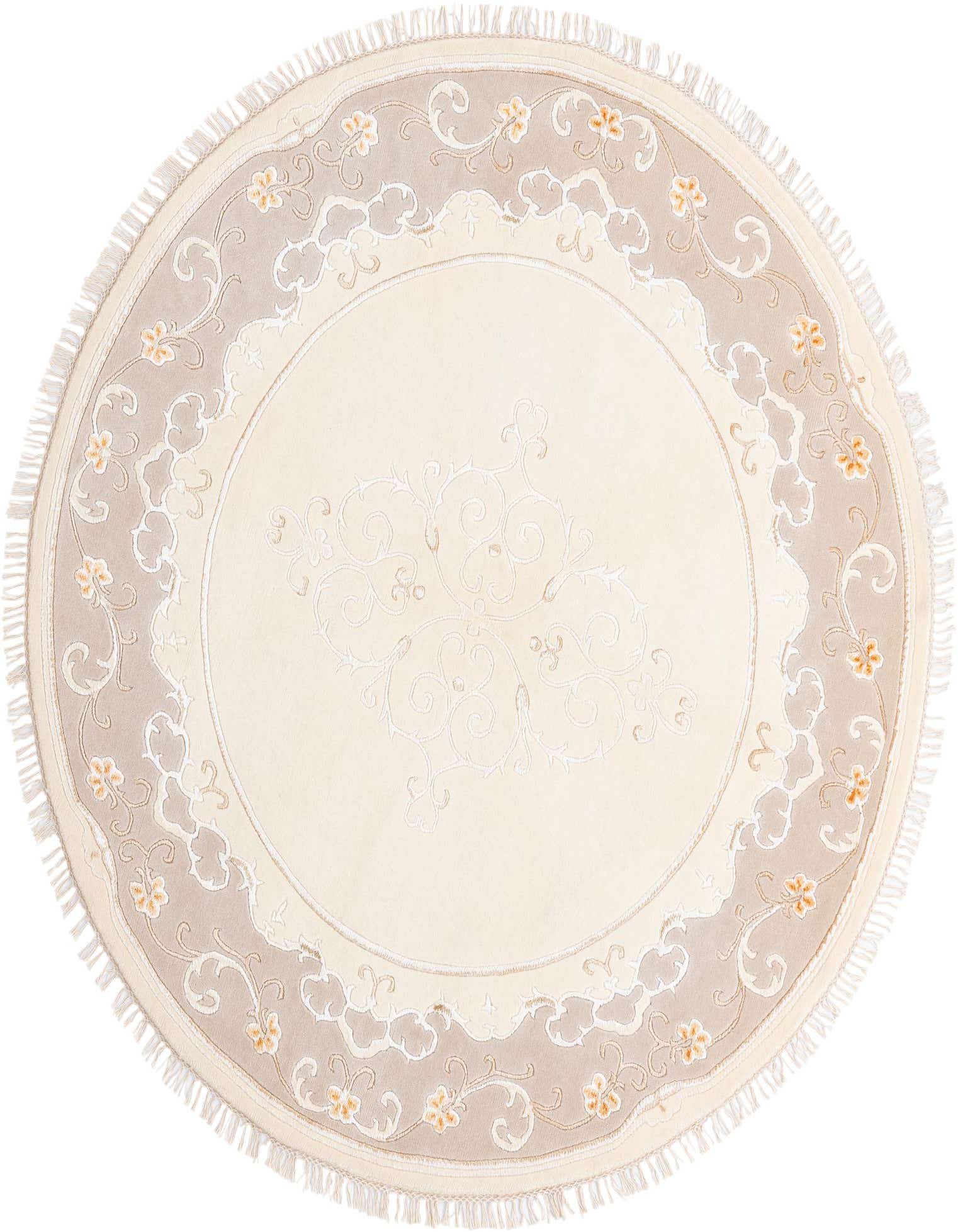 Primary image  6' 7 x 6' 7  Hand Knotted Darya Round Rug