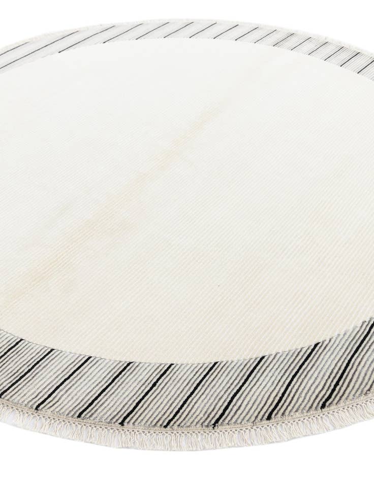 Detail image of  6' 6 x 6' 6  Hand Knotted Darya Wool Round Rug